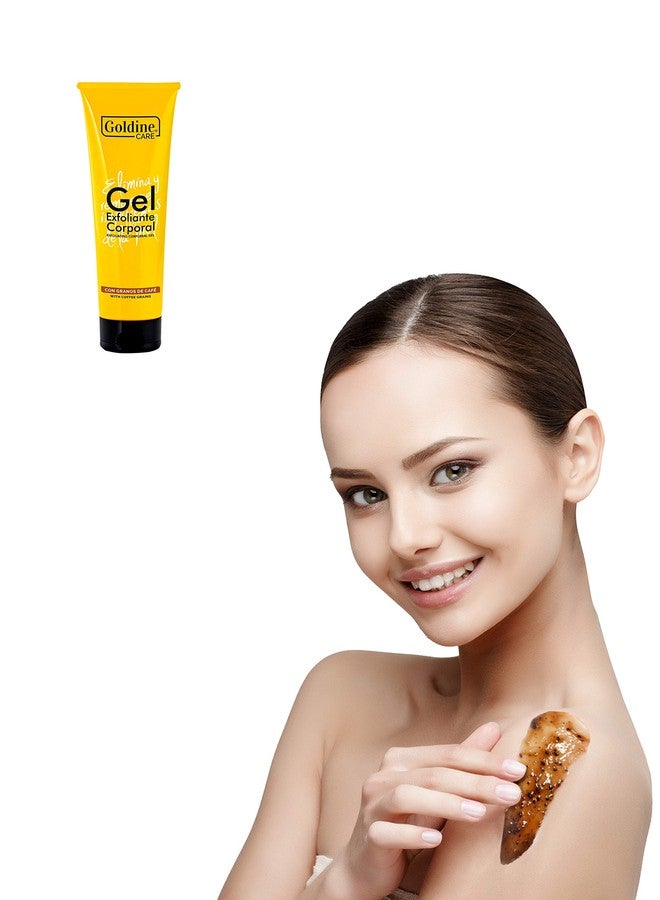 Goldine Exfoliating Gel - Arabica Coffee Body Scrub - Activates Circulation, Fights Cellulite, Removes Dead Cells and Skin Impurities - 8.11 Fl Oz / 240 Gram - Image 2